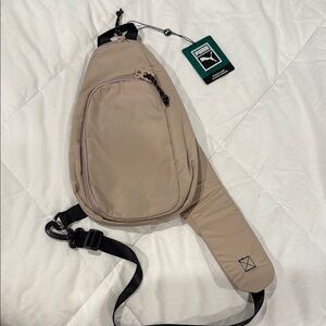 Puma Tan Belt Bag Ergonomic Design